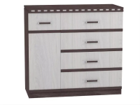 комод Ольга-13 №2 анкор темный/анкор светлый