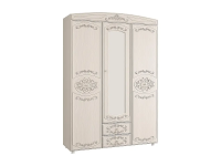 шкаф 3-створчатый комбинированный Каролина (ПАТИНА) (с зеркалом, вудлайн кремовый/сандал светлый) шкаф 3-створчатый комбинированный Каролина (ПАТИНА) (с зеркалом, вудлайн кремовый/сандал светлый)