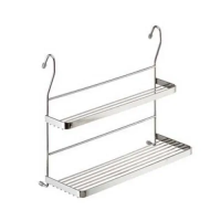 полка 2х-ярусная MIX хром YJ-G212