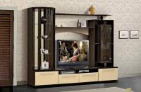 стенка Александра-16 МДФ венге/дуб млечный