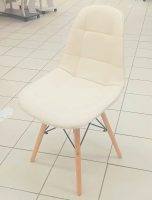 стул Barneo N-43 Pulsante PU кремовый