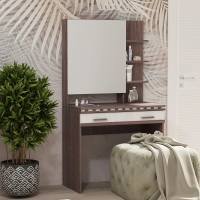 стол туалетный Ольга-13 ЛДСП анкор темный/анкор светлый