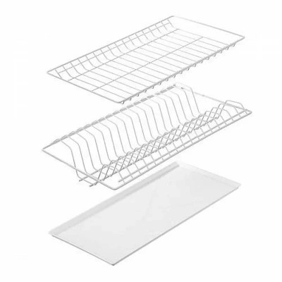 посудосушитель с поддоном в шкаф на 500мм (465*256мм) белый