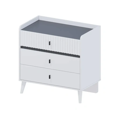 комод Омега-10 белый/антрацит