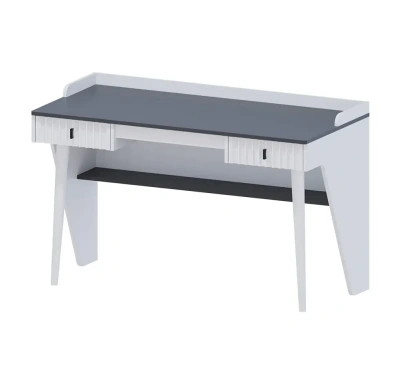 стол письменный Омега-10 белый/антрацит