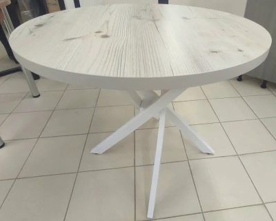 стол шип круглый (бискайская сосна)