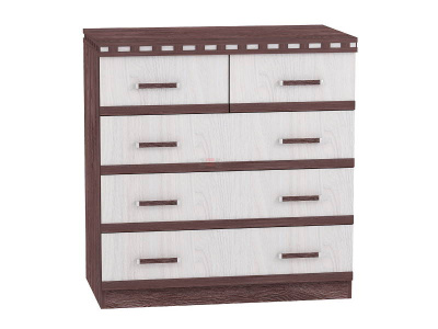 комод Ольга-13 №1 анкор темный/анкор светлый