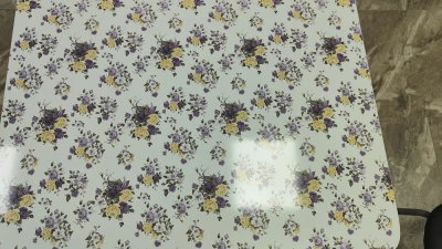 стол ломберный 800*600мм хром ноги (прованс цветы)