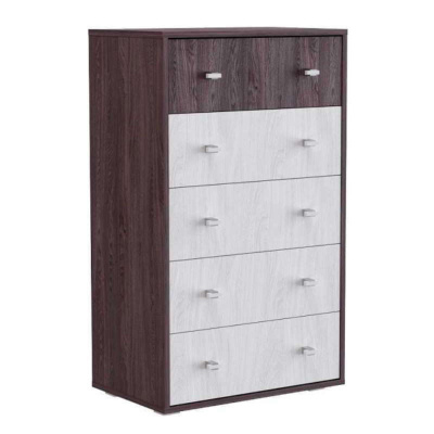 тумба высокая Омега-18 анкор темный/анкор светлый