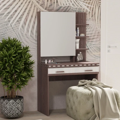 стол туалетный Ольга-13 ЛДСП анкор темный/анкор светлый