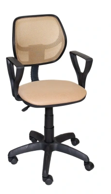 кресло Форум 2 сетка бежевый п.Гольф, пятилучие