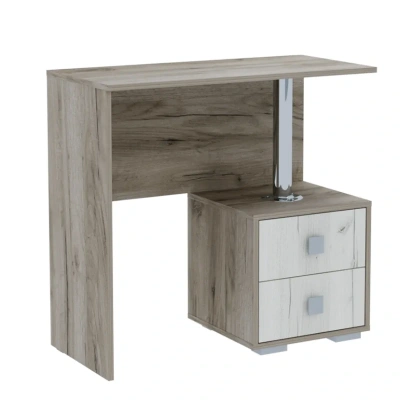 стол туалетный Ольга-17 (дуб крафт серый/дуб крафт белый)