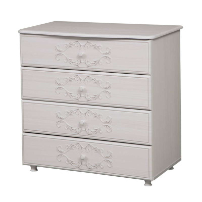 Комод Каролина (ПАТИНА) (вудлайн кремовый/сандал светлый)