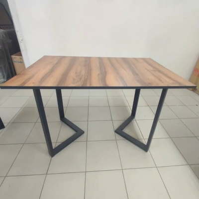 стол зиг-заг прямоугольный (ноче рубино)