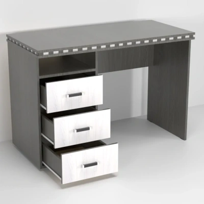 стол письменный Ольга-13 анкор темный/анкор светлый