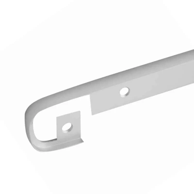 планка торцевая соединительная (щелевая стыковочная) 28мм алюминий матовый