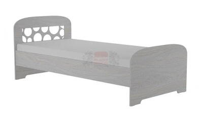 кровать односпальная 900*1900мм Омега-16 анкор светлый