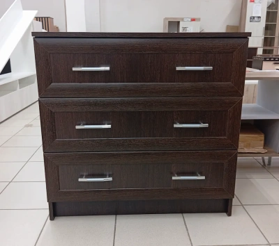 комод 3 ящика ЛДСП рамка (венге)