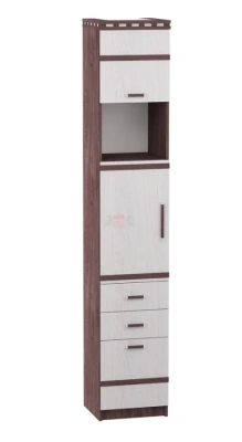 шкаф комбинированный Ольга-13 анкор темный/анкор светлый