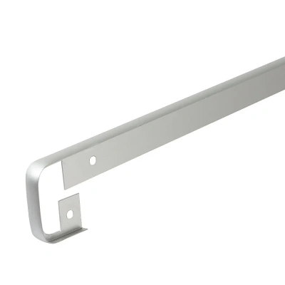 планка торцевая соединительная (щелевая стыковочная) 38мм алюминий матовый